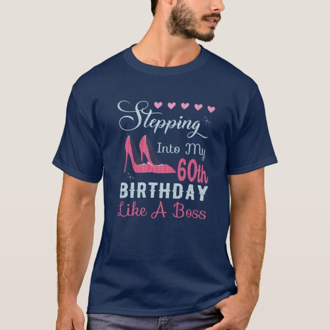 Camiseta Pasar A Mi Cumpleaños 60 Como Un Jefe 60 Años (Anverso)