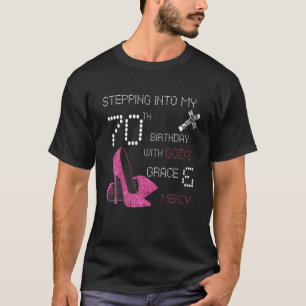 Camiseta Pasar A Mi Cumpleaños 70 Con Gracia De Los Dioses
