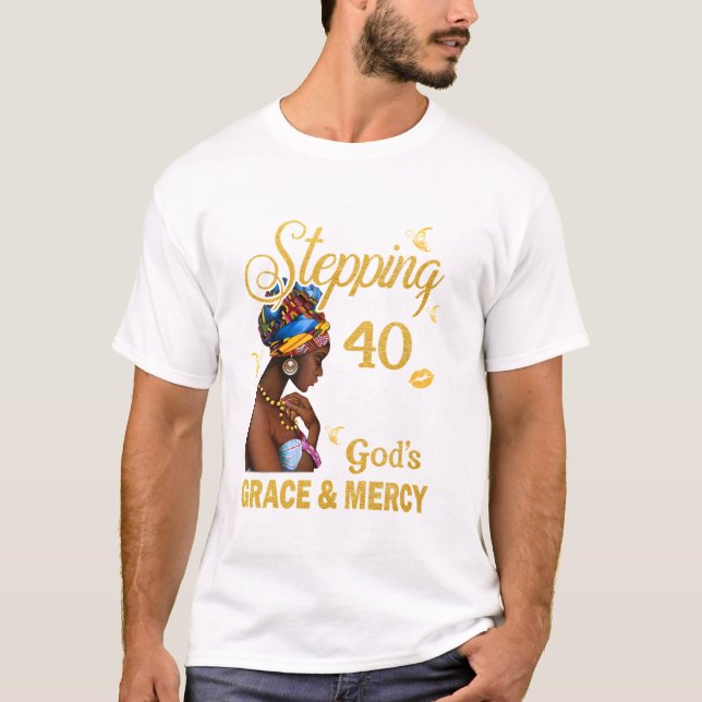 Camiseta Pasar a mi cumpleaños número 40 (Anverso)