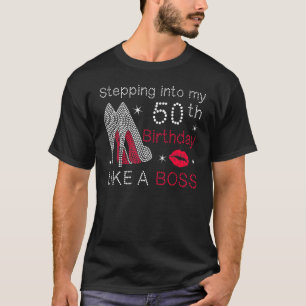 Camiseta Pasar a mi cumpleaños número 50 como un jefe hoy d