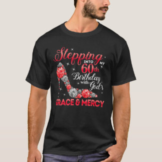 Camiseta Pasar a mi cumpleaños número 60 con la gracia de D