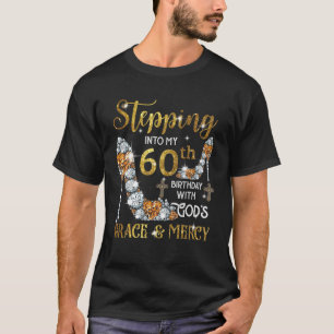 Camiseta Pasar a mi cumpleaños número 60 con la gracia de D