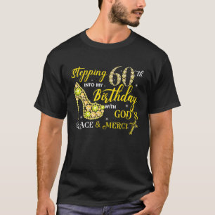 Camiseta Pasar a mi cumpleaños número 60 con la gracia de D