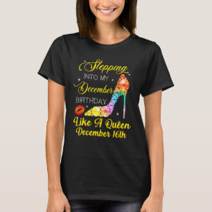 Camiseta Pasar a mi decisión de cumpleaños con tacones alto