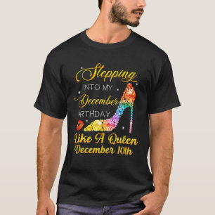Camiseta Pasar a mi decisión de cumpleaños con tacones alto