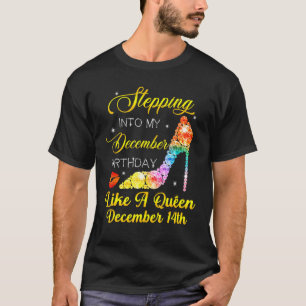 Camiseta Pasar a mi decisión de cumpleaños con tacones alto