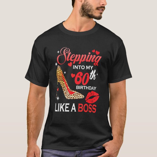 Camiseta Pasar a mi sexagésimo cumpleaños como jefe (Anverso)