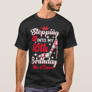 Camiseta Pasar a mi sexagésimo sexto cumpleaños como una re