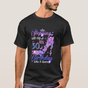 Camiseta Pasar a mi trigésimo cumpleaños como una reina alt