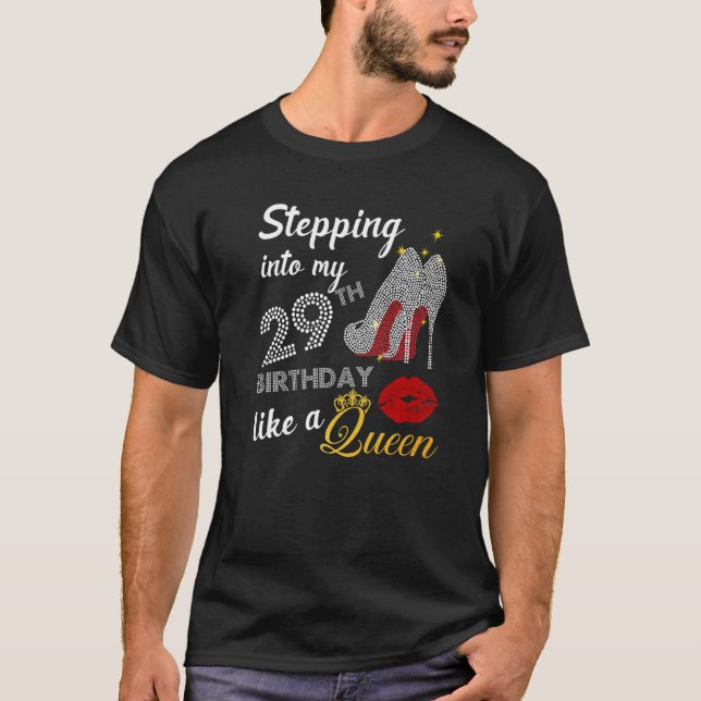 Camiseta Pasar a mi vigésimo noveno cumpleaños como un Fies (Anverso)