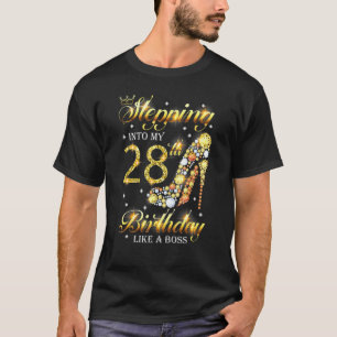 Camiseta Pasar a mi vigésimo octavo cumpleaños como un jefe