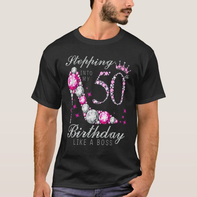 Camiseta Pasar A Mis 50 Años Como Un Jefe 50 A Da (Anverso)