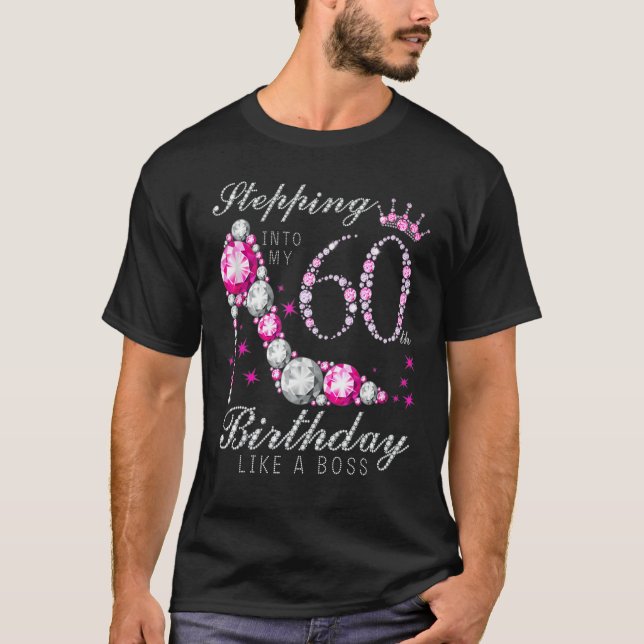Camiseta Pasar A Mis 60 Años Como Un Jefe 60º B Da (Anverso)