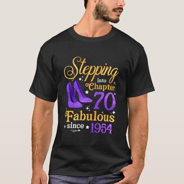 Camiseta Pasar Al Capítulo 70 Fabuloso Desde 1954 70 (Anverso)