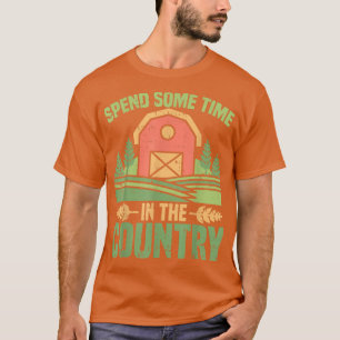 Camiseta Pasar Algún Tiempo En El País Granjero De Animales