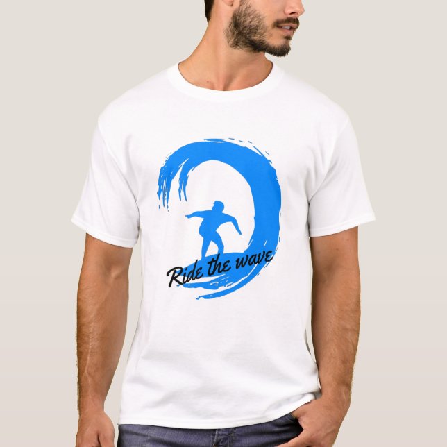 Camiseta Pasar por la ola (Anverso)