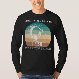 Camiseta Pasar por la ola del conocimiento con I Know Thing
