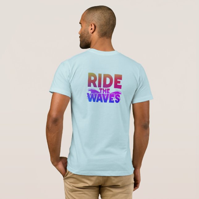Camiseta Pasar Por Las Ondas (Reverso completo)