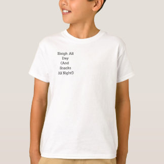 Camiseta Pasar todo el día en el trineo (¡y snacks toda la 