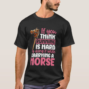 Camiseta Pasatiempo divertido de montar caballos Pasatiempo