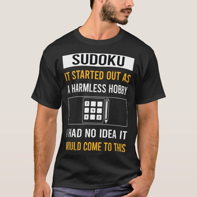Camiseta Pasatiempo inofensivo Sudoku (Anverso)