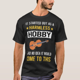 Camiseta Pasatiempo Inofensivo Violinista de Viola