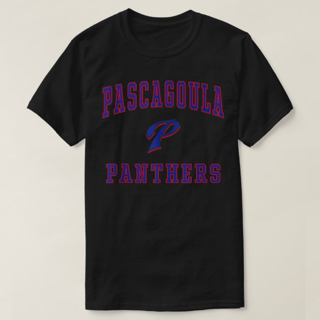 Camiseta Pascagoula High School Panthers  (Diseño del anverso)