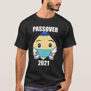 Camiseta Pascua 2021 Matzo Con Máscara De Cara Para Pascua