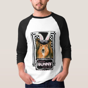 Camiseta Pascua - algún conejito le ama - Sheltie