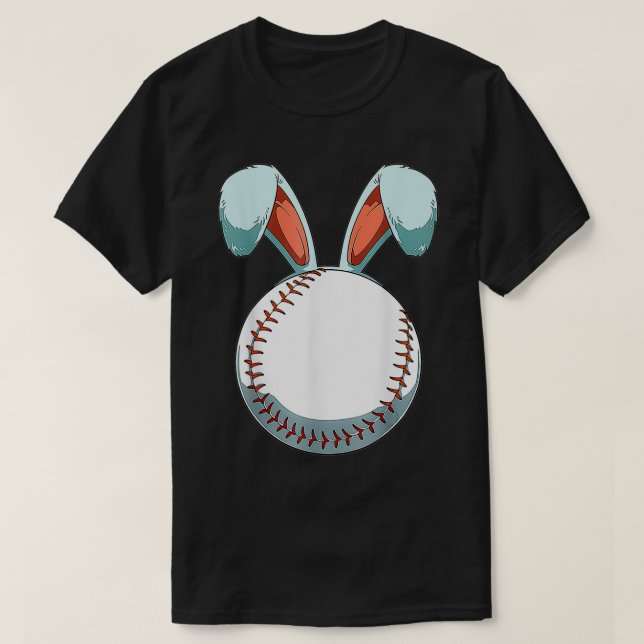Camiseta Pascua Ball Pascua Día de Pascua Gracioso Conejo d (Diseño del anverso)