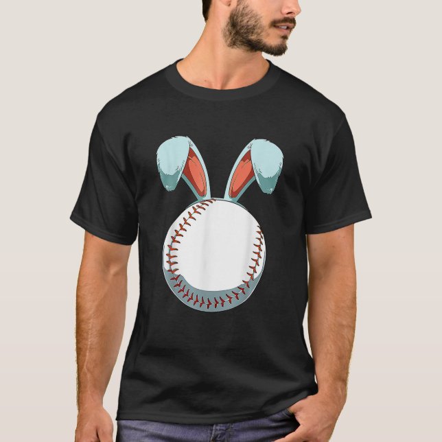 Camiseta Pascua Ball Pascua Día de Pascua Gracioso Conejo d (Anverso)