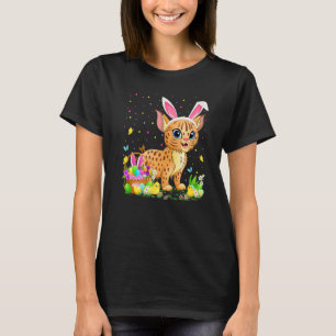 Camiseta Pascua Bobcat Bunny Egg Caza Bobcat Pascua