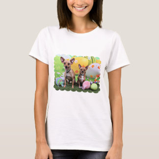 Camiseta Pascua - Chipin Rockwell - Chihuahua Rambo - Mahne