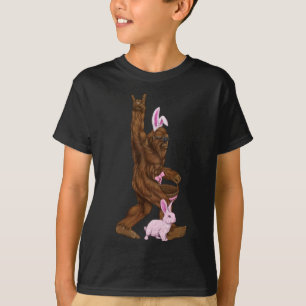 Camiseta Pascua Conejo De Pie Grande En Un Bósforo Es Diver