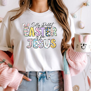Camiseta Pascua cristiana divertida, conejo callejero, es p