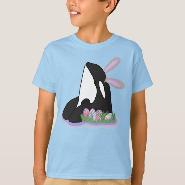 Camiseta Pascua de ballena asesina de Orca (Anverso)