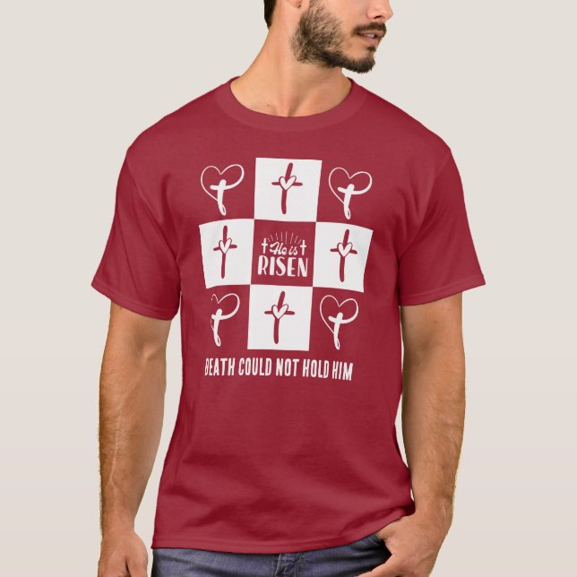 Camiseta Pascua de chequeo ES cristiano (Anverso)