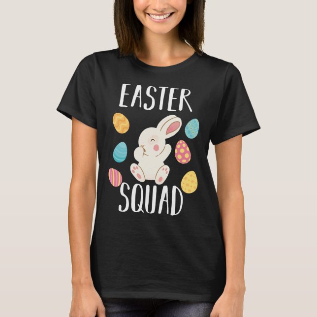 Camiseta Pascua de Easter Squad Rabbit Easter (Anverso)