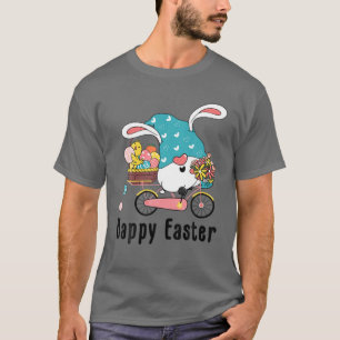 Camiseta Pascua De Gnome Y Pollitos En Un Descanso De La Ca