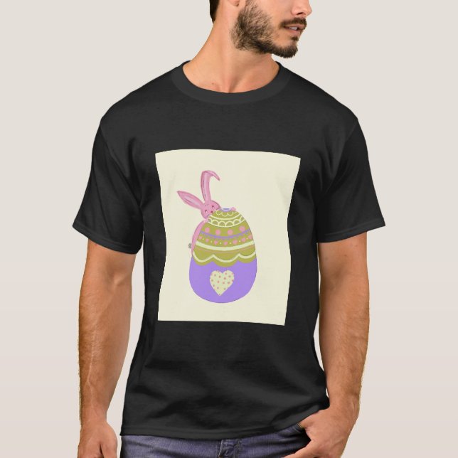 Camiseta Pascua de Huevo-Conejo (Anverso)