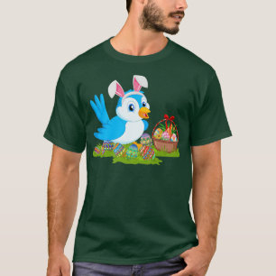 Camiseta Pascua de huevo de Pascua de Bluebird