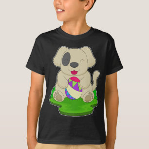 Camiseta Pascua de Pascua de huevo de perro