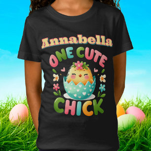 Camiseta Pascua de pollo amarillo en huevo con corazón