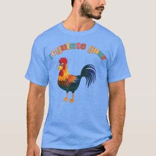 Camiseta Pascua de pollo Regular tu retro Funny de gallo