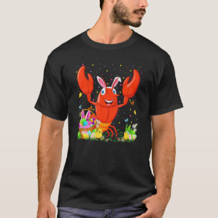 Camiseta Pascua de Semana Santa Crawfish Bunny Egg Huning C
