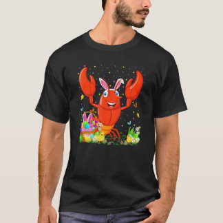 Camiseta Pascua de Semana Santa Crawfish Bunny Egg Huning C