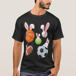 Camiseta Pascua deportiva de baloncesto de fútbol de balonc