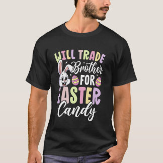 Camiseta Pascua divertida cambiará hermano por dulces de Pa