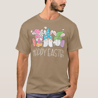 Camiseta Pascua divertida Gnome Bunny Spring Eggs Pascua 