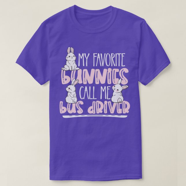 Camiseta Pascua divertida, mis conejitos favoritos me llama (Diseño del anverso)